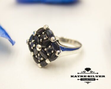 Unique Vintage Genuine Sapphire Ring, Unique Sapphire Ring, Handmade Ring, Statement Ring, Genuine Sapphire, Ladies Ring, Gift Ring - Image 4