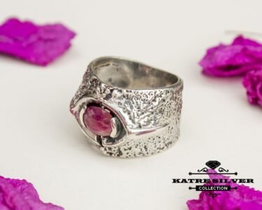 Real Pink Ruby Statement Ring, Ruby Solitaire Ring, Natural Ruby Ring, Vintage Ruby Ring, Ruby Engagement Ring, Red Ruby Ring, Ruby Jewelry - Image 4