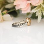 Oval Gold Rutilated Quartz Ring, Hand Made Ring for Women, Minimalist Gemstone Cabochon Ring, Statement Gift, Gemstone Jewelry Birthday Gift - Image 7