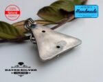 Triangle Natural Stone Pendant, Triangle Pendant, Gemstone Pendant, Sterling Silver Pendant, Multi Gem Pendant, Gift for Her - Image 6