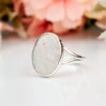 Celestial Jewelry, Moonstone Ring for Women, Gem Stone Ring for Best Friend Gift, Bohemian Jewelry, Mother's Day Gift for Her - Image 3