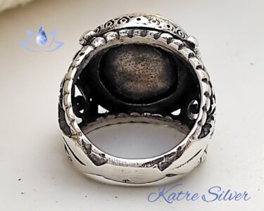Unique Ottoman Seal Ring 925 Silver – Handmade Turkish Yavuz Sultan Selim Signet Ring Vintage Men Jewelry Gift for Him - Image 7