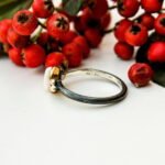 Dainty Pearl Ring, Silver Pearl Ring, Minimalist Ring, Pearl Bead Ring, Stackable Rings Gold, Handmade Pearl Ring, Pearl Rings For Women - Image 5