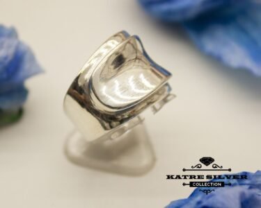 Shiny Silver Solid Ring, Shiny Silver Ring, Gift Item Ring, Shiny Ring, Stylish Ring, Heavy Ring, Summer Ring, Silver Solid Ring, Solid Ring - Image 3