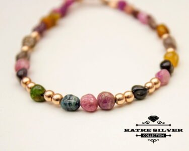 Unique Tourmaline Protective Bracelet 925 Silver – Handmade Turkish Empath EMF Shield Gemstone Bracelet Gift for Her - Image 4