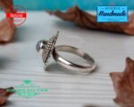 Unique Handmade Moonstone Ring Handmade Ring Women Ring White Stone Ring Designer Ring Moonstone Ring Gemstone Ring Moonstone Jewelry - Image 5