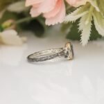 Blue Topaz Ring, London Blue Topaz, Iyon Column Motifs, Gemstone Jewellery, Uniqe Silver Women Ring, Fabulous Jewellery, Gift for Her - Image 5