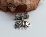 Marcasite Elephant, Marcasite Charm, Marcasite Pendant, Elephant Pendant, Silver Elephant, Animal Pendant, One of a Kind, Elephant Gift - Image 3
