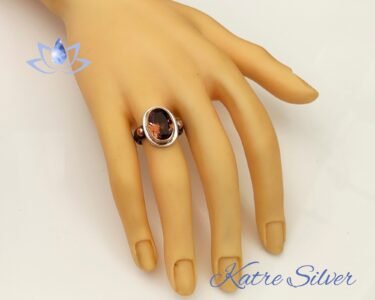 Oval Turkish Diaspore Ring, Diaspore Ring, Color Change Ring, Engagement Ring, Diaspore Jewelry, Sultanite Ring, Gift for Her - Image 2