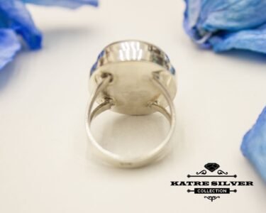 Natural Ruby Fuchsite Ring, Natural Ruby Ring, Ruby in Fuchsite, Statement Ring, Handmade Ring, 925 Silver Ring, Boho Ring, Green Stone Ring - Image 9