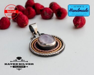 Raw Rose Quartz Pendant, Rose Quartz Necklace, Rose Quartz Jewelry, Pink Pendant, Quartz Necklace, Gemstone Pendant, Gift For Her - Image 3