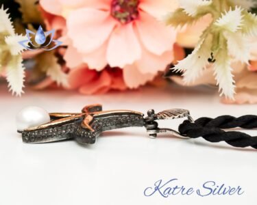 White Pearl Stone Starfish Pendant in Sterling Silver, Starfish Pendant, Pearl Charm Necklace, Ocean Pendant, Pearl Jewelry, Gift for Mom - Image 9