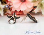 White Pearl Stone Starfish Earrings in Sterling Silver, Starfish Stud Earrings, Pearl Jewelry, Vintage Style Earrings, Bridesmaid Gifts - Image 4