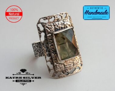 Green Rutile Pendant, Green Rutile Quartz, Rutile Quartz, Gemstone Pendant, Quartz Pendant, Quartz Necklace, Green Quartz, Natural Quartz - Image 9