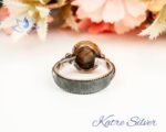 Sterling Silver Oval Labradorite Ring, Labradorite Ring, Natural Labradorite Ring for Women, Sterling Silver Ring, Boho Ring, Statement Ring - Image 7