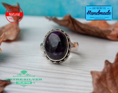 Unique Women Purple Amethyst Ring, Amethyst Silver Ring, Purple Amethyst Ring, Silver Amethyst Ring, Handmade Ring, Turkish Ring - Image 3