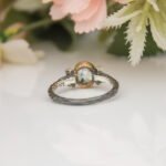 Blue Topaz Ring, London Blue Topaz, Iyon Column Motifs, Gemstone Jewellery, Uniqe Silver Women Ring, Fabulous Jewellery, Gift for Her - Image 6