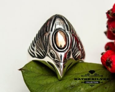 Eagle Statement Ring, Man Ring, Handmade Ring, Ring Silver, Ring for Men, Silver Ring Man, Animal Ring, Vintage Mens Ring, American Eagle - Image 3