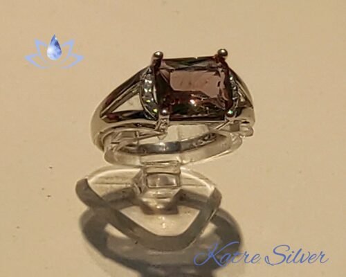 Sultanite Ring | Anniversary Ring | Sultanite | Diaspore Stone | Sultanite Jewelry | Silver | Gift for Her | Gift Idea - Image 9
