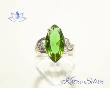 Marquise Engagement Ring, Marquise Ring, Art Deco Ring, Diaspore Ring, Color Change Ring, Vintage Ring, Vintage Engagement Ring - Image 4