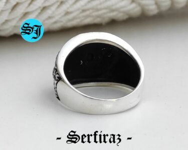 Silver Eagle Ring, American Eagle Ring, Mens Eagle Ring, Silver Men Ring, Round Eagle Ring, American Eagle, Gift For Him - Image 7