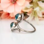Gorgeous Blue Topaz Women Ring, Handmade Gemstone Ring, Boho Jewelry, Real Silver Statement Ring, Genuine Birthstone Ring, Anniversary Gift - Image 6