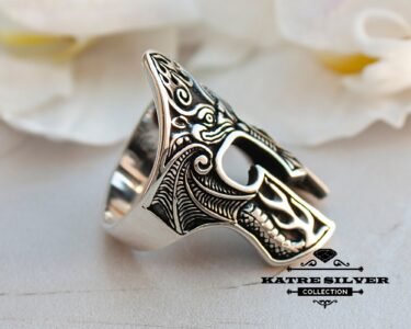 Helmet Gladiator Spartan Mask Warior Symbol of Power Gladiator Helmet Ring Spartan Helmet Ring Spartan Ring Knight Ring Unique Silver - Image 7