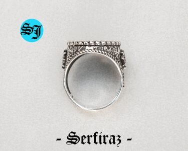 Captains Ship Wheel Pirate Turkish Mens Black Onyx Ring, Viking Ring, Sailor Jewelry, Ocean Ring, Gift for Him, Silver Mens Ring, Handmade - Image 10