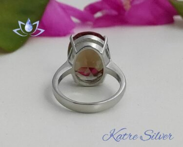 Rare Sultanite Ring 925 Sterling Silver – Natural Diaspore Color Change Gemstone Handmade Statement Ring Gift for Her - Image 8