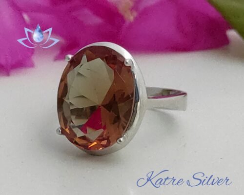 Sultanite Ring | Statement Ring | Sultanite | Diaspore Stone | Diaspore Jewelry | Gift | Silver | Gift for Her | Gift Idea - Image 5