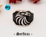 Bird Ring, Eagle Ring, Silver Eagle Ring, Mens Ring, Animal Ring, Eagle Jewelry, Sterling Silver Ring, Gift For Him - Image 3