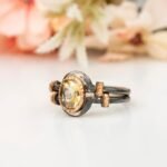 Beautiful Yellow Citrine Women Ring, Natural Stone 925 Sterling Silver Ring, Birthstone Jewelry, Gemstone Statement Ring, Mothers Day Gift - Image 5