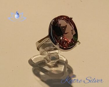 Elegant Sultanite Ring 925 Sterling Silver – Color Change Diaspore Statement Designer Ring Handmade Gift for Her - Image 9