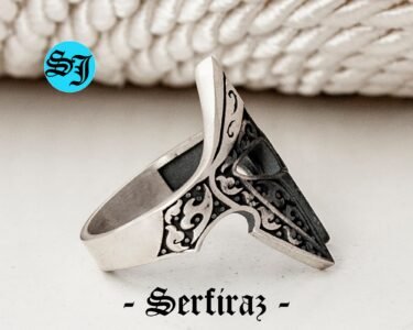 Mens Silver Spartan Helmet Ring, Mens Spartan Ring, Silver Spartan Rings, Silver Helmet Ring, Men Silver Gift, Gift for Him - Image 8