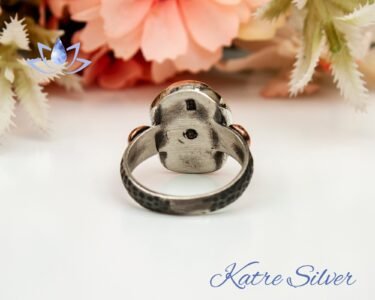 Oval Mystic Topaz Ring, Topaz Ring, Mystic Topaz, Mystic Topaz Jewelry, Handmade Ring, Statement Ring, Rainbow Ring, Solitaire Ring - Image 8