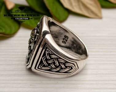 Lion Ring – Bold 925 Sterling Silver Lion Head Ring for Men, Powerful Animal Statement Jewelry Gift for Him - Image 5