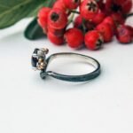 Elegant Ruby Authentic Promise Ring, Sterling Silver Handmade, Custom Dainty Ring, Dark Red Jewelry for Wife, Anniversary Gifts for Women - Image 7