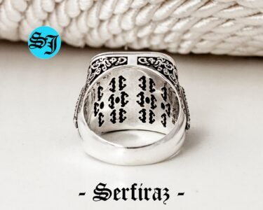 Imperial Double Headed Eagle Men Ring 925 Sterling Silver – Byzantine Symbol Signet Statement Ring Handmade Gift for Him - Image 9