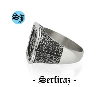 Imperial Double Headed Eagle Men Ring 925 Sterling Silver – Byzantine Symbol Signet Statement Ring Handmade Gift for Him - Image 6