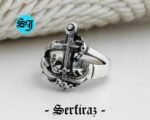 Nautical Silver Anchor Ring, Ottoman Anchor Ring, Anchor Ring, Nautical Ring, Anchor Jewelry, Sailor Ring, Gift For Him - Image 4