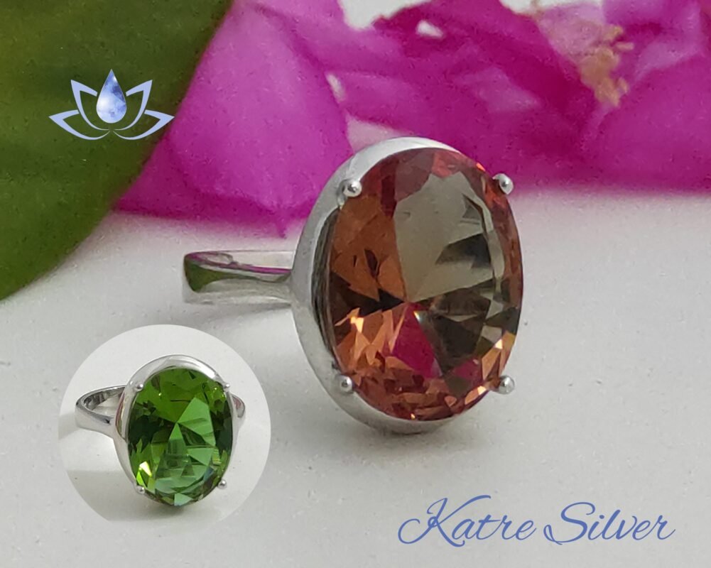 Sultanite Ring | Statement Ring | Sultanite | Diaspore Stone | Diaspore Jewelry | Gift | Silver | Gift for Her | Gift Idea