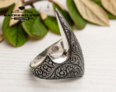 Eagle Claw Ring, Eagle Men Ring, Silver Eagle Ring, Eagle Jewelry, Gothic Ring, Animal Ring, Men Silver Ring, Gift for Women Men - Image 6