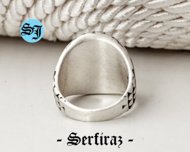 Lion Men Ring, Black Onyx Ring, Gothic Style Lion Ring, Wild Lion Mens Jewelry, Grandfather Gift, Engagement Men Ring, Husband Gift Ring - Image 8