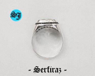 Fleur De Lis Ring, Gothic Silver Ring, Black Zicron Ring, Men's Signet Ring, Byzantine Ring, Viking Ring, 925 Sterling Silver Ring, Men Gift - Image 9