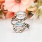 Gorgeous Blue Topaz Women Ring, Handmade Gemstone Ring, Boho Jewelry, Real Silver Statement Ring, Genuine Birthstone Ring, Anniversary Gift - Image 3