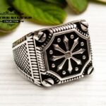 Statement Ring Unique Mens Ring Celtic Handcrafted Silver Rings Massive Ring Unique Mens Ring Black Silver Ring Turkish Summer Jewelry, Ring