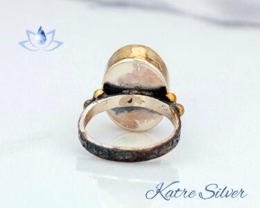 Elegant Amethyst Ring 925 Sterling Silver – Oval Purple Gemstone Minimalist Boho Promise Ring Handmade Gift for Her - Image 6