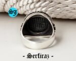 Captains Ship Wheel Pirate Turkish Mens Black Onyx Ring, Viking Ring, Sailor Jewelry, Ocean Ring, Gift for Him, Silver Mens Ring, Handmade - Image 9