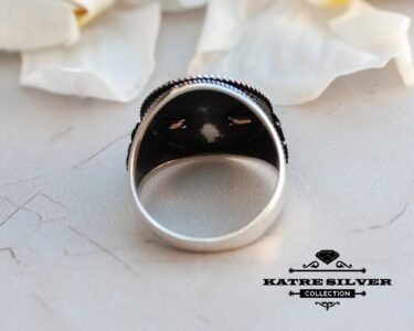 Guiding Compass Men Ring 925 Sterling Silver – Nautical Signet Ring Handmade Ottoman Style Gift for Him - Image 8