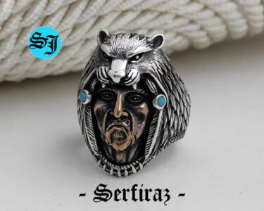 Native American Head Ring, Native American, Native American Ring, Native Indian, American Indian, Vintage, Ring, American - Image 4